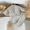 Neutral infant cotton clothing zipper set (1-3 years old)