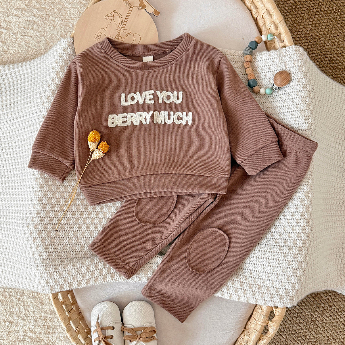 Minni Fleece Set for Baby Boys, Spring Autumn
