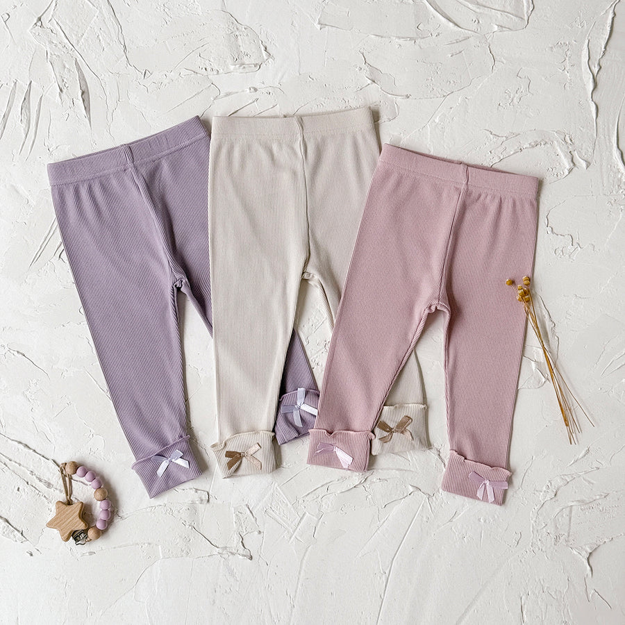 Baby Girl Striped Flared Leggings Casual Spring Autumn Pants 6Months-3years
