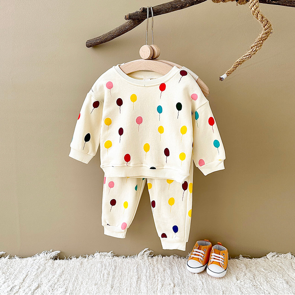 Neutral Baby Printed Pattern Sports Set 1-3 Years Old