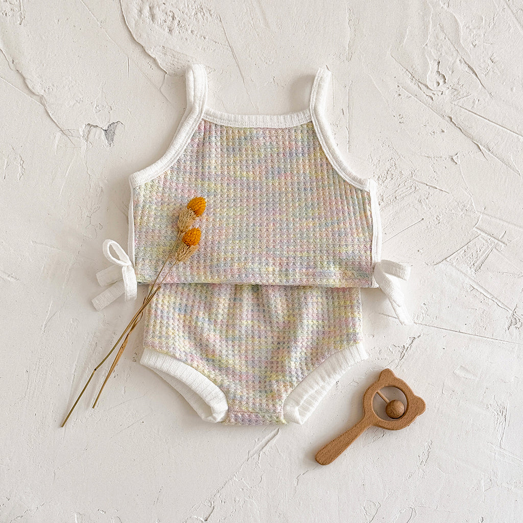 Summer Colorful Cami Set for Baby Girls