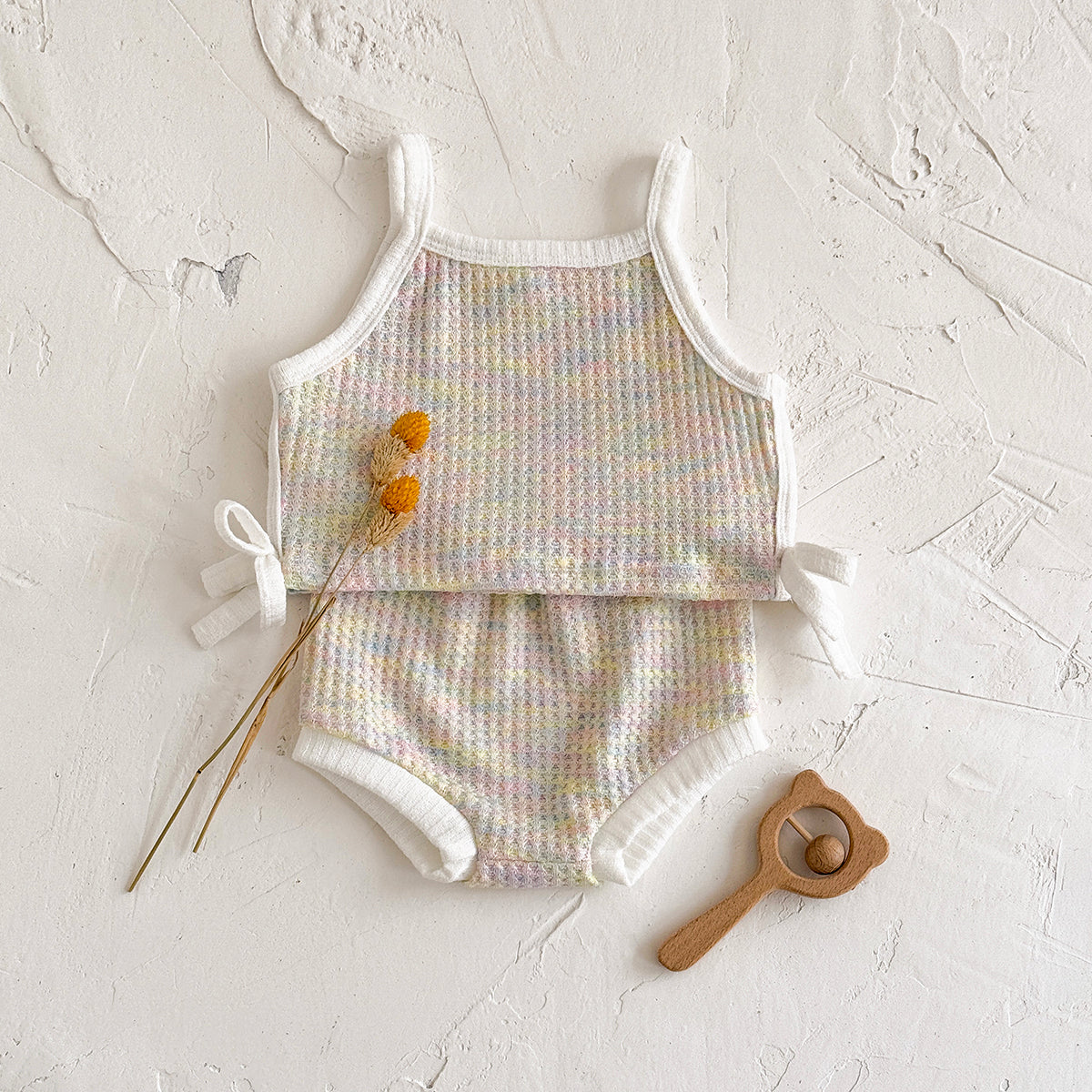 Summer Colorful Cami Set for Baby Girls