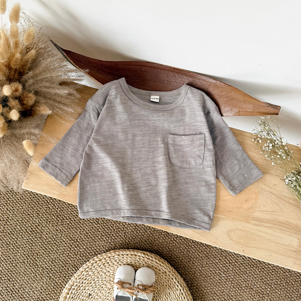 Baby Boy 100% Cotton Long Sleeve T-Shirt Casual Spring Autumn Top 6Months-3years