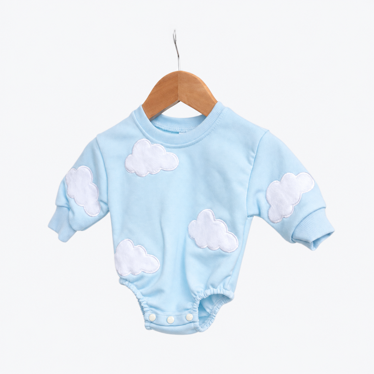 Neutral baby flower pattern long sleeved jumpsuit 1-18 months