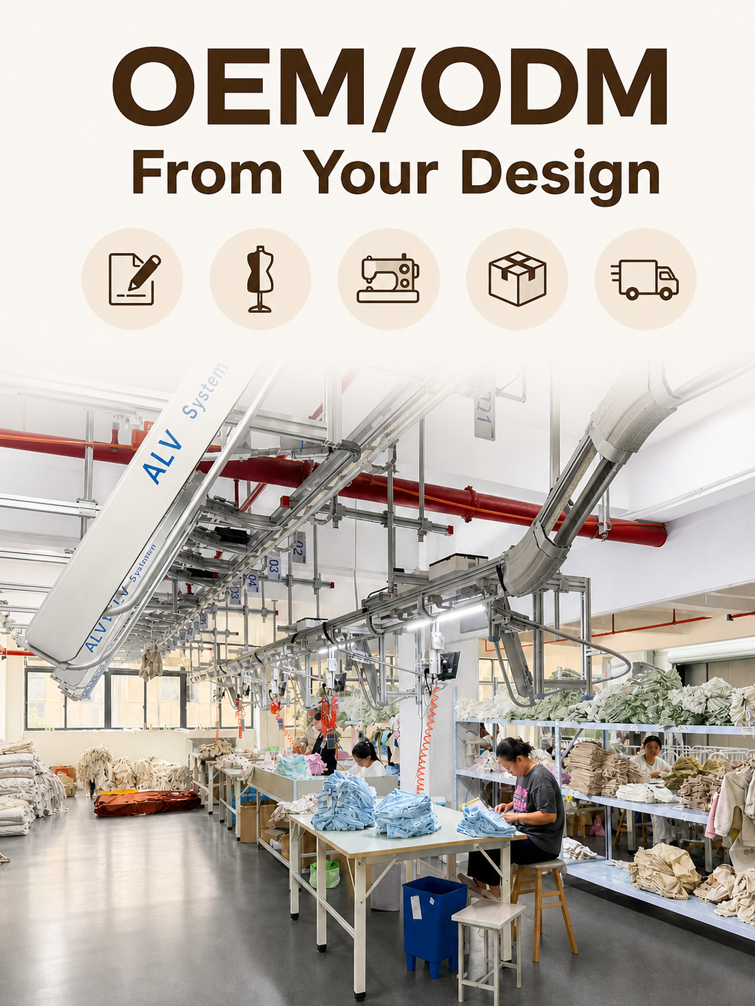 Send us your design, reference images, or technical specifications. Our team will assist with pattern making, sample development, and bulk production.